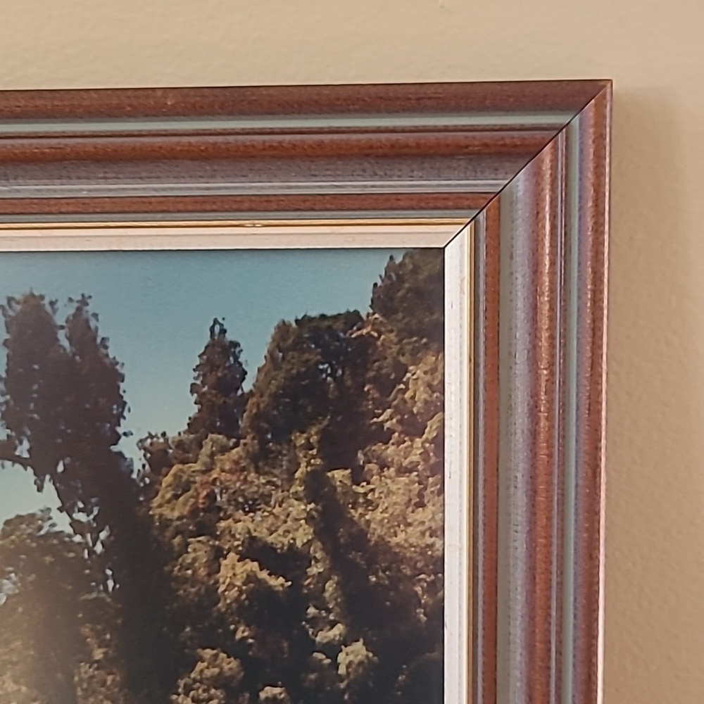 VINTAGE FRAMED PHOTOGRAPHY ART 'Hokitika Gorge' by Ulrich Walthert 1984 - Picture 5 of 12